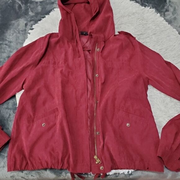 Mine zip Up Hooded Lightweight Jacket Sz M - Picture 9 of 9